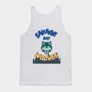 Savage bay wolves Tank Top